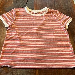 So girl’s ,L, short sleeve top, excellent condition
